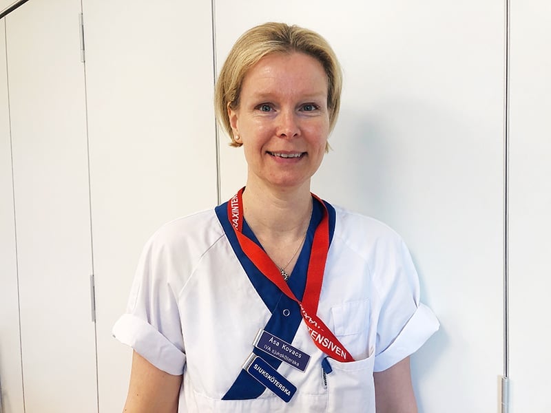 Åsa, intensivvårdssjuksköterkska